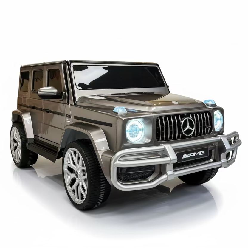 Mercedes G63 AMG 24V | Elektrische Kinderauto 2-Persoons - Grijs