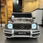 Mercedes G63 AMG 24V | Elektrische Kinderauto 2-Persoons - Grijs