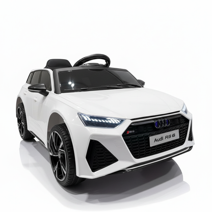 Audi RS6 | Elektrische Kinderauto - Wit