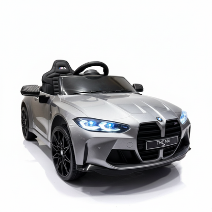 BMW M4 12V | Elektrische Kinderauto - Grijs