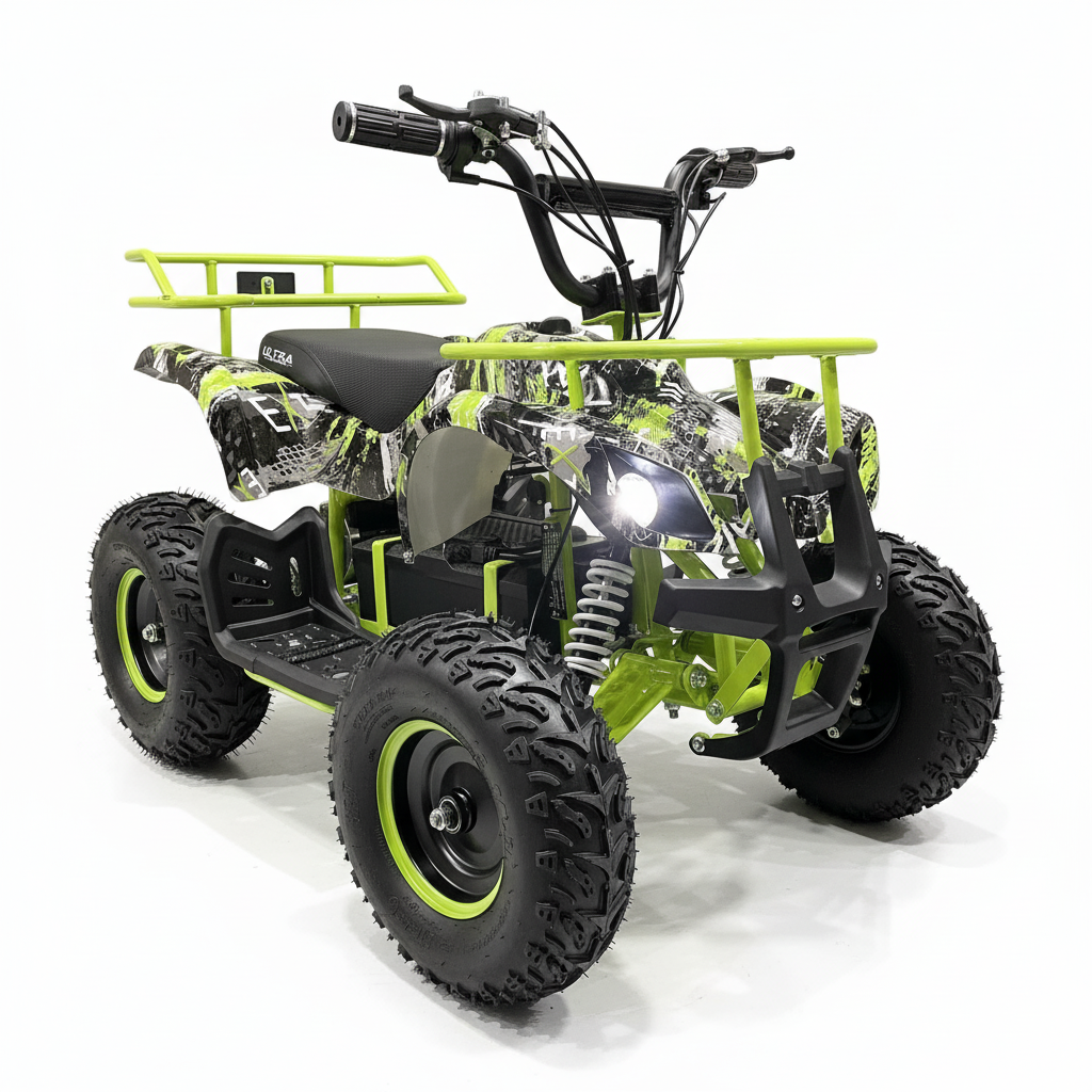 CarKiddo | Elektrische Kinderquad 1000W Infinity - Groen