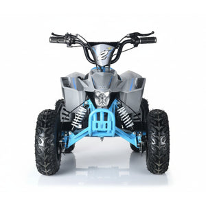 CarKiddo| Elektrische Kinderquad RETRO 1000W - Blauw