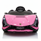 Lamborghini Sian | Elektrische Kinderauto - Roze