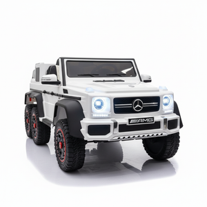 Mercedes G63 AMG 6x6 | Elektrische Kinderauto 1-persoons - Wit