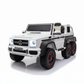 Mercedes G63 AMG 6x6 | Elektrische Kinderauto 1-persoons - Wit