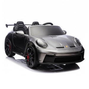 Porsche 911 GT3 RS | 2-Persoons Elektrische Kinderauto 24V - Grijs