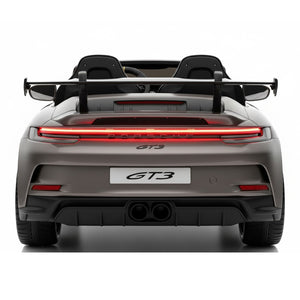 Porsche 911 GT3 RS | 2-Persoons Elektrische Kinderauto 24V - Grijs