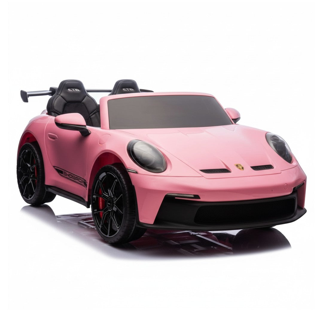 Porsche 911 GT3 RS | 2-Persoons Elektrische Kinderauto 24V - Roze