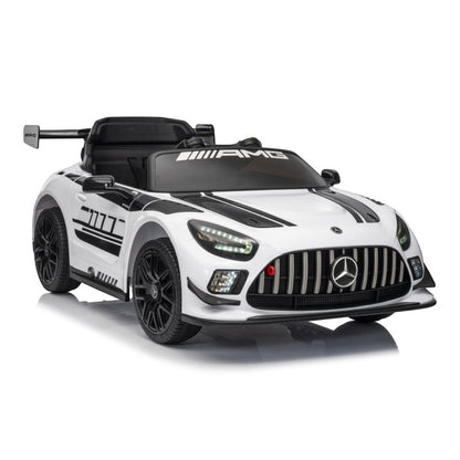 Mercedes GT AMG | Elektrische Kinderauto - Wit