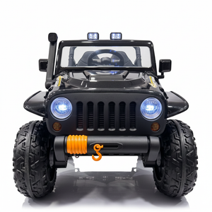Gladiator Kinderjeep | 1 Kind + 1 Volwassene - Zwart