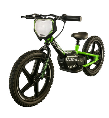 Carkiddo | Elektrische Loopfiets 16 inch - Groen