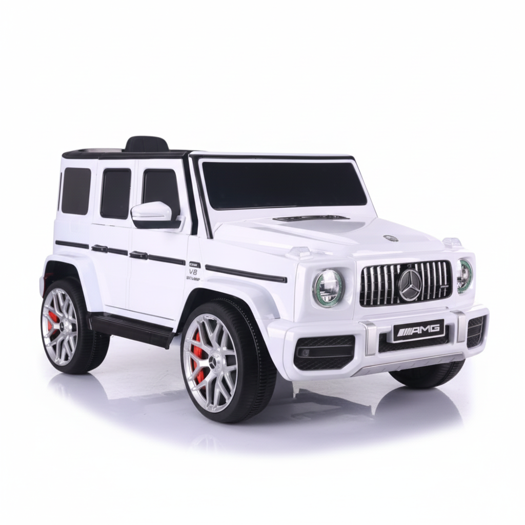 Mercedes-Benz G63 AMG | Elektrische Kinderauto - Wit met Afstandsbediening