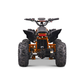 Panthera Leo elektrische kinderquad 1200W 48V in oranje, van achteren