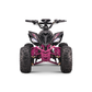 Panthera Leo elektrische kinderquad 1200W 48V in roze, van voren