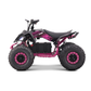 Panthera Leo elektrische kinderquad 1200W 48V in roze, van de linkerzijde