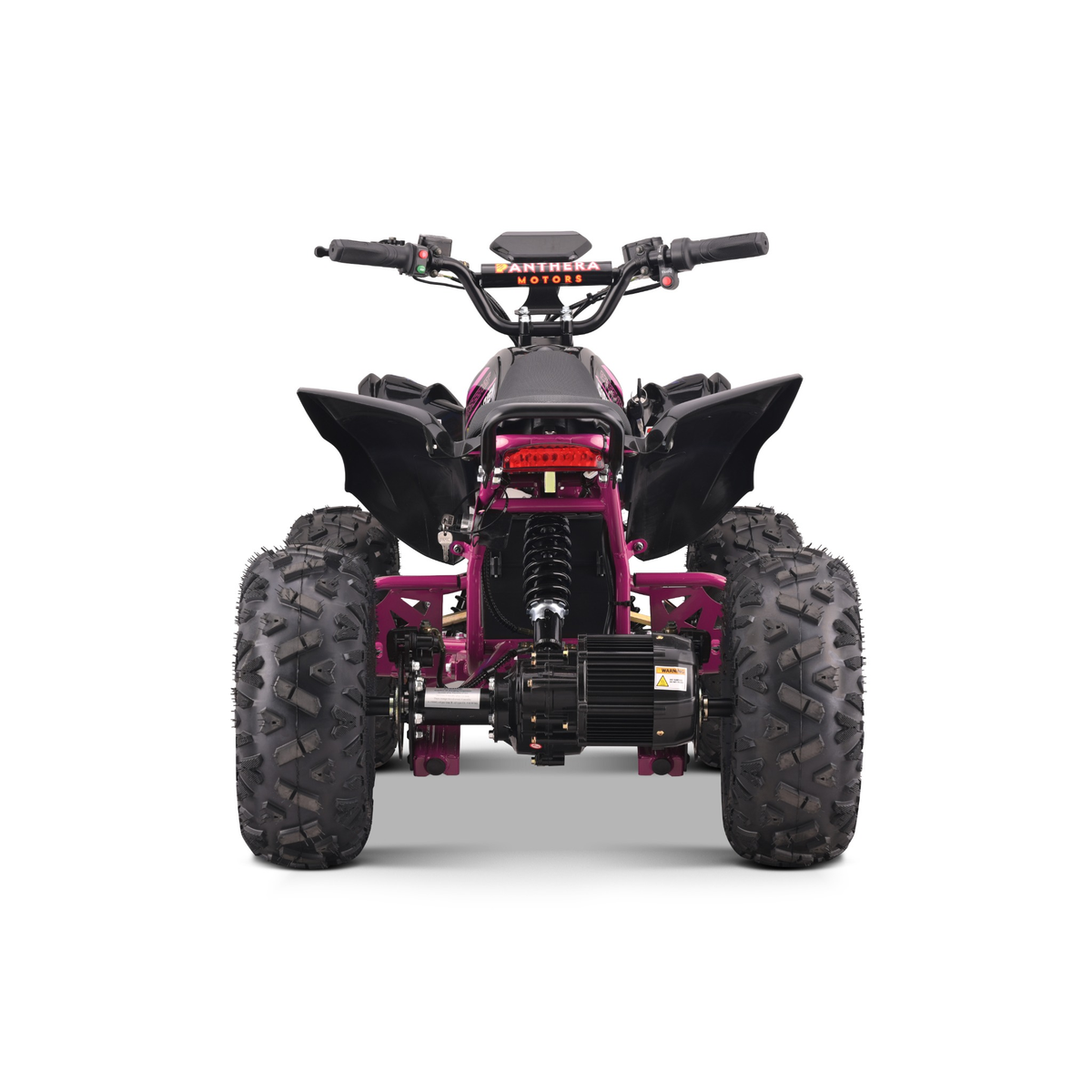 Panthera Leo elektrische kinderquad 1200W 48V in roze, van achteren