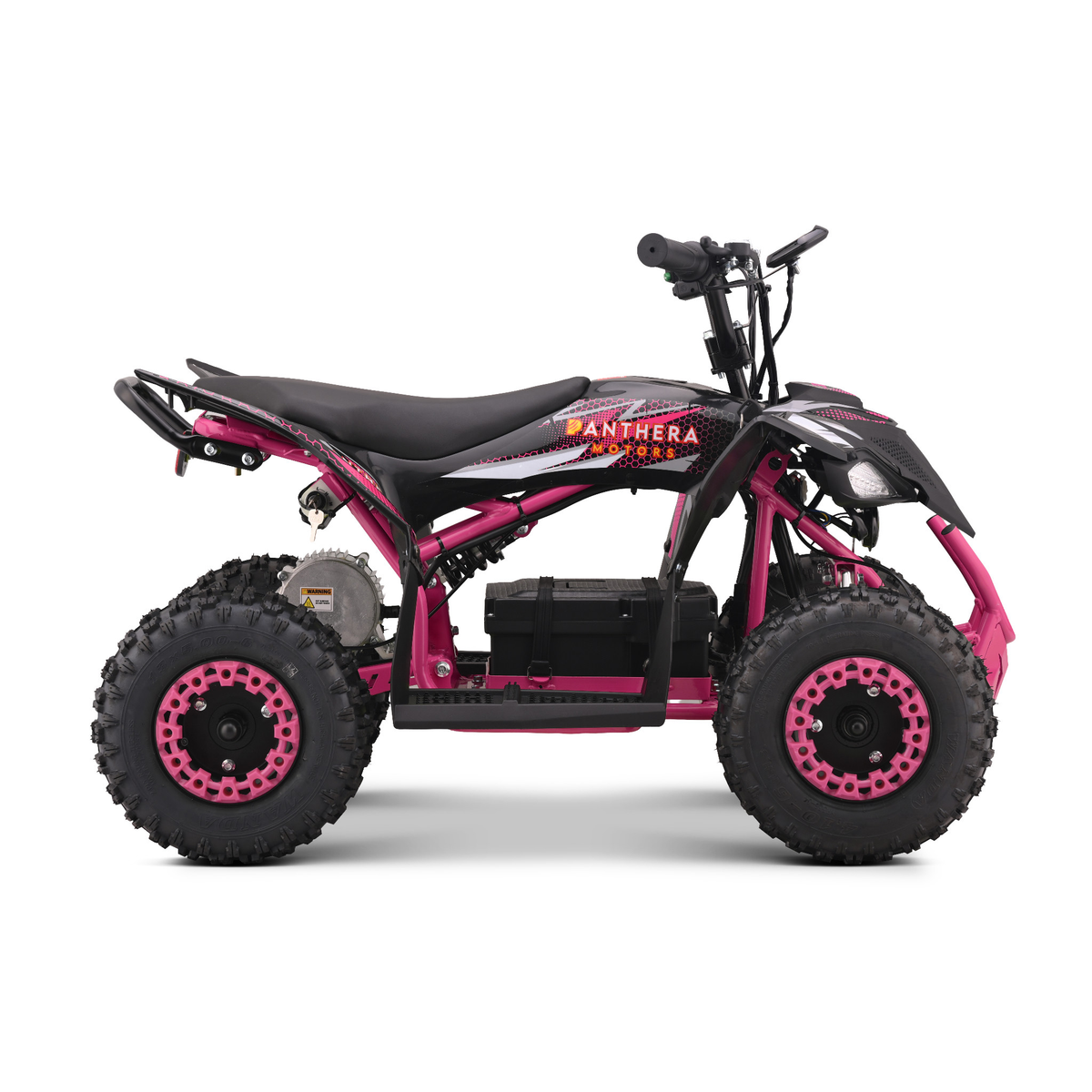 Panthera Tigris roze - zijaanzicht