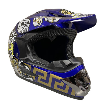 CarKiddo | Kinder Crosshelm - Blauw